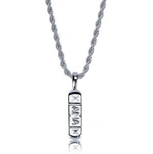 Hiphop or lated hommes punk <span class=keywords><strong>xman</strong></span> simple pendentif bijoux collier - Product Image 5