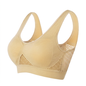 Sujetador deportivo para mujer con logotipo personalizado al por mayor, ropa deportiva para gimnasio y actividades al aire libre, sujetador deportivo de yoga más vendido a precio razonable. - Product Image 1