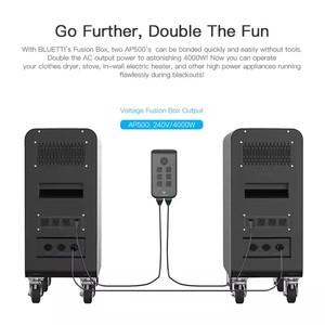 Générateur solaire portable <span class=keywords><strong>Bluetti</strong></span> Système d'énergie solaire hybride 2000 watts 5100wh Station de batterie portable - Product Image 4