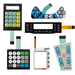 Matrix <strong>Membrane</strong> <strong>Keypad</strong> Manufacturer With 3M Adhesive And LCD window - Product Image 2