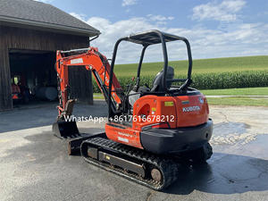 Mini-excavatrice d'occasion de marque supérieure, machine de terrassement hydraulique, micro-excavatrice Kx040-4, excavatrice d'occasion à vendre - Product Image 5