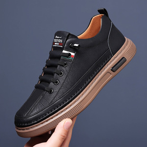 Chaussures de conduite formelles classiques <span class=keywords><strong>pour</strong></span> hommes en cuir véritable, à enfiler, avec logo personnalisé, antistatiques, semelle souple, tendance, collection 2026, vente chaude - Product Image 5