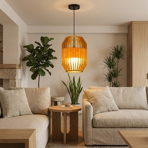 Simple Modern Creative Personality Chandelier Warm <strong>White</strong> <strong>Hanging</strong> Adjustable Height Middle Room for Home Hotel Japanese - Product Image 2