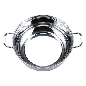 Para <span class=keywords><strong>Amazon</strong></span> Vendedor superior 18/8 Acero inoxidable Hot Pot Divider Soup & Stock Ollas Calentador <span class=keywords><strong>de</strong></span> alimentos Utensilios <span class=keywords><strong>de</strong></span> <span class=keywords><strong>cocina</strong></span> Productos al por mayor en venta - Product Image 4