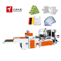 Tianyue Taiwan 130-230 fois/Min * 2 sac en plastique de manioc à grande vitesse faisant le prix de machine sac en plastique automatique faisant la machine