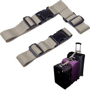 Sangles de connexion réglables pour bagages, sangle pour ajouter un sac, ceinture en T, accessoires de fixation pour connecter plusieurs bagages ensemble - Product Image 1