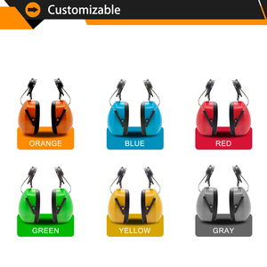Paraorecchie Giallo in ABS Montato su Casco, Protezione Acustica di Sicurezza - Product Image 5