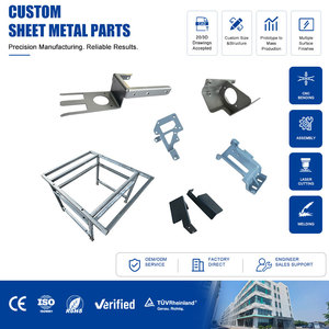 Componenti in Lamiera di Alluminio Leggero Stampati, Piegati e Saldati, Lavorazione Personalizzata, Componenti in <span class=keywords><strong>Metallo</strong></span> Lucidati su Misura - Product Image 2