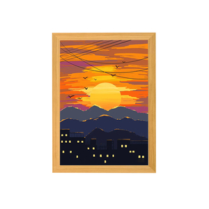 Venise <span class=keywords><strong>Monde</strong></span> Parfait Logo Personnalisable Art <span class=keywords><strong>Déco</strong></span> LED Lampe en Bois pour Salon Décor et Home Art Anniversaire Célébration - Product Image 3