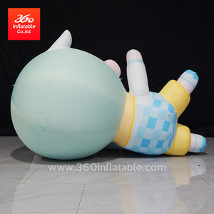 Ngoài trời Oxford vải tùy chỉnh quảng cáo <span class=keywords><strong>Inflatable</strong></span> thiết kế dễ thương bé cậu bé linh vật <span class=keywords><strong>Inflatable</strong></span> cho trang trí - Product Image 5