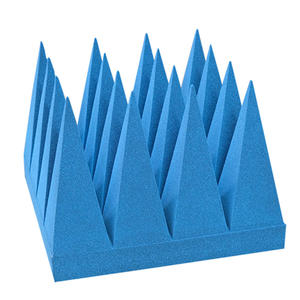 Anpassbare Größe Form Farbe Blau Druck beständiger Polyurethan-Schall kammer schaum für Antennen prüfgeräte - Product Image 3