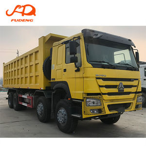 Camion benne d'<span class=keywords><strong>occasion</strong></span> HOWO 6X4 8X4 400 430HP avec moteur MAN et levage hydraulique pour le transport de pierres de carrière, en vente en Afrique - Product Image 2
