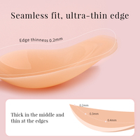 Soutien-gorge en silicone massif sans bretelles, léger comme l'air, push-up, fermeture avant, bonnets sculptants flatteurs, vente en gros, OEM