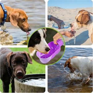 Superdesign Dog <b>Water</b> <b>Bottle</b> 17 Oz Portable With <b>Strap</b> For Travel - Product Image 3