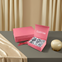 Boîtes à perruque en satin avec logo personnalisé Emballage cosmétique de luxe pour extensions de cheveux Boîtes de rangement personnalisées doublées de satin de soie