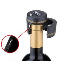 Serrure par mot de passe en plastique Serrure à combinaison Bouchon de vin Dispositif de prise sous vide Preuve de conservation Bouchons de vin d'alcool pour le matériel