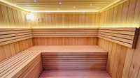 Salle de sauna infrarouge électrique moderne en acrylique HR avec panneau de commande informatique, capacité 2 personnes, pour salle de sport et villa