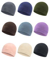 Winter Warm Riding Sport Micro Fleece Beanie con logotipo personalizado para hombres y mujeres