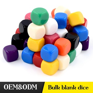 <span class=keywords><strong>Dados</strong></span> Personalizables de 16 mm, Moldeados, en Blanco, Multicolores, de Plástico Brillante, Bajo MOQ, al por Mayor, para Manualidades, Juegos de Mesa, Regalos para Todas las Edades - Product Image 1