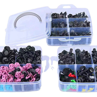 725 pièces/boîte, 23 types de clips de fixation en plastique pour voiture, ensemble de rivets de retenue à pousser pour carrosserie, pare-chocs, garnitures de porte et panneaux