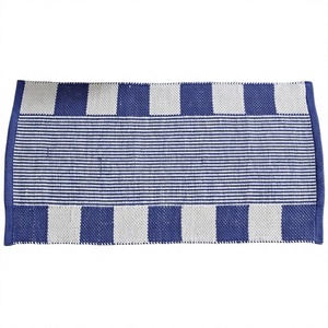 Luxury Modern Striped Cotton Waterproof Eco-Friendly Flat <b>Weave</b> Hand Woven Rugs Indoor/Outdoor Economical Great Value ITHL - Product Image 1