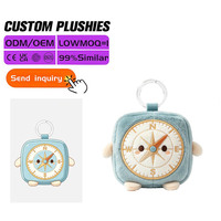 Dompet Pensil Boneka Custom 15cm Lucu Kawaii Isi Kapas PP Dompet Koin OEM ODM 100 Pcs MOQ untuk Grosir Kembali ke Sekolah