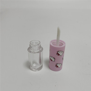 2.5ml 3ml Violet <span class=keywords><strong>Kitty</strong></span> Motif Lipgloss Tube <span class=keywords><strong>Tubes</strong></span> Conteneur Private Label Cylindre Emballage - Product Image 4
