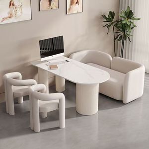 Venta Directa de Sofá de Espera para Salón de Belleza, Sofá de Alta Calidad para Sala de Estar, Juego de Sofás de Lujo para Sala de Estar - Product Image 4