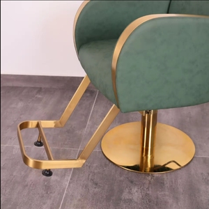 Salon de coiffure chaise haut de gamme et banc de barbier, réglable, rotatif, inclinable en angle - Product Image 5