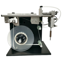 Machine d'étiquetage semi-adhésive pour boîtes plates d'angle de bureau, anti-effraction, pour étiquettes de carton