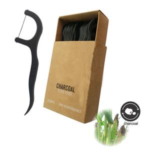 BPA Free Vegan Bền Vững Sinh Thái Thân Thiện Tự Nhiên Nha Khoa Flossers Nha Khoa Floss Picks - Product Image 1