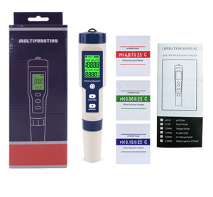 HOTOOK Pluma Probador Digital 5 en 1 Salinidad PH Temp EC & TDS Medidor Piscina Agua Salada Agua Potable Probador de Agua Piscina Agua Potable - Product Image 2