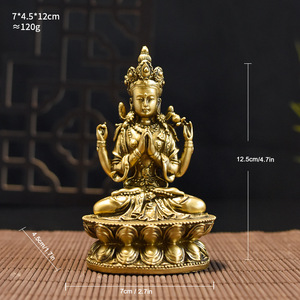 Adornos de <span class=keywords><strong>Buda</strong></span> chino resina antigua Mini estatua de <span class=keywords><strong>Buda</strong></span> porche creativo Zen decoración del hogar - Product Image 4