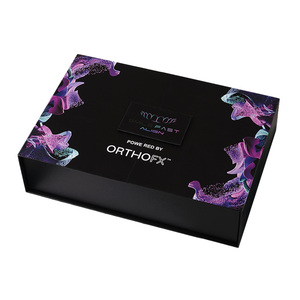 مخصص التجنيب أليجنر حالة التعبئة والتغليف من الورق المقوى المغناطيسي مزدوج الباب صندوق أسنان الأسنان واضح قوس تقويم الأسنان صندوق أليجنر - Product Image 3