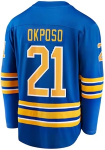 Jerseys de hockey de malla para hombre de gran tamaño, ropa de calle de estilo personalizado, bordado de poliéster y sublimación, trajes de hockey sobre hielo OEM - Product Image 2