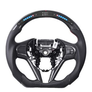 פחמן סיבי LED הגה מרוצי מכוניות גלגל להונדה CRZ - Product Image 1