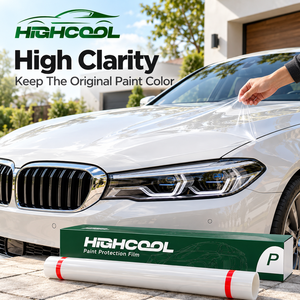 Film de protection de peinture HIGHCOOL en TPU transparent PPF 1,52x15m auto-réparant anti-jaunissement brillant pour carrosserie automobile - Product Image 1
