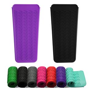 Lớn Silicone chịu nhiệt du lịch Mat Pouch phong cách cổ điển thân thiện với môi tóc ép tóc Bảng Pad - Product Image 1