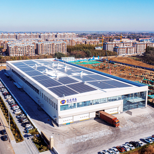 Struktur baja prefabrikasi bangunan Panel surya atap gudang struktur baja gudang gudang logistik - Product Image 5