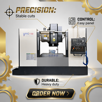 Centro de Mecanizado Vertical VMC1160, Fresadora CNC con Controlador FANUC, 3 Ejes, Alta Precisión, Procesamiento de Metales, 8000 RPM