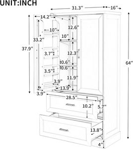 Armoire <span class=keywords><strong>de</strong></span> <span class=keywords><strong>salle</strong></span> <span class=keywords><strong>de</strong></span> <span class=keywords><strong>bain</strong></span> moderne avec étagères et meubles en bois Armoire <span class=keywords><strong>de</strong></span> <span class=keywords><strong>salle</strong></span> <span class=keywords><strong>de</strong></span> <span class=keywords><strong>bain</strong></span> organisateur pour la maison - Product Image 2