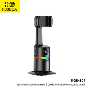 KGB-301 porta fotocamera Selfie telecomando luce flessibile per cellulare assistente fotografico palmare stabilizzato giunto cardanico - Product Image 2