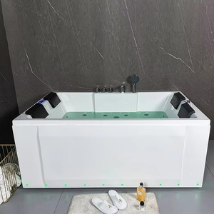Moderna Bañera de Hidromasaje Doble con Jacuzzi para Interiores, Fabricada con Acrílico - Product Image 5