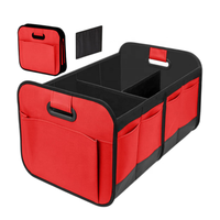 Organisateur de coffre de voiture pliable grande capacité à compartiments multiples, en tissu Oxford épais et imperméable, pour berline, SUV, camionnette
