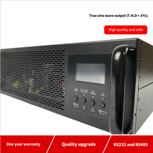 เครื่องสำรองไฟออนไลน์แบบสามเฟส ติดตั้งบนแร็ค  ระบบ Zero-transfer Time  จ่ายไฟ Pure Sine Wave อัจฉริยะ พร้อมเครื่องชาร์จแบตเตอรี่อัจฉริยะ และหน้าจอ LCD - Product Image 4