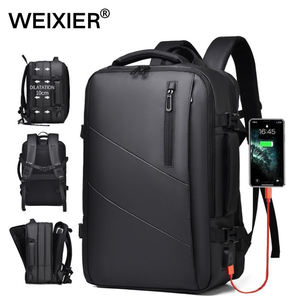 Nieuwe Engelse stijl mode casual draagbare minimalistische lichtgewicht Oxford schooltas reistas laptoptas met USB - Product Image 1