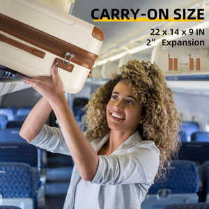 Set di valigie Unisex 6 pezzi ABS Spinner nuovo Design personalizzato <span class=keywords><strong>Vintage</strong></span> da 20/24/28 pollici bagaglio a mano da viaggio Trolley 360 - Product Image 3