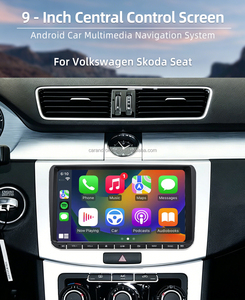 Autoradio Android 9 pouces pour VW <span class=keywords><strong>Volkswagen</strong></span> Golf Polo Tiguan Passat CC Jetta Caddy avec Carplay sans fil, GPS et écran tactile - Product Image 2
