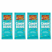 Bolsas de Mylar con Cierre de Tres Lados para Caramelos Pequeños, Bolsas Planas con Ventana, Ligeras, para Envasar Dulces, Chispas y Golosinas
