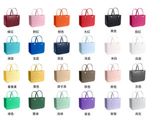 Bolsos Tote al por Mayor de Fábrica, los Más Vendidos, Hechos a Mano, Estilo Casual, de EVA, Dos Compartimentos Grandes, Abiertos, Duraderos, Impermeables y Ligeros - Product Image 3
